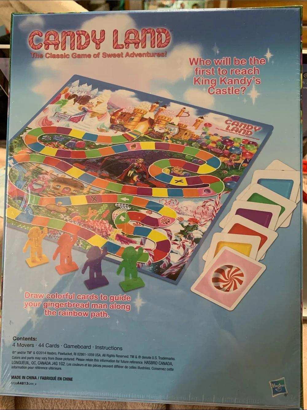 Hasbro Candy Land sealed box the classic game of Sweet Adventures New in Box.